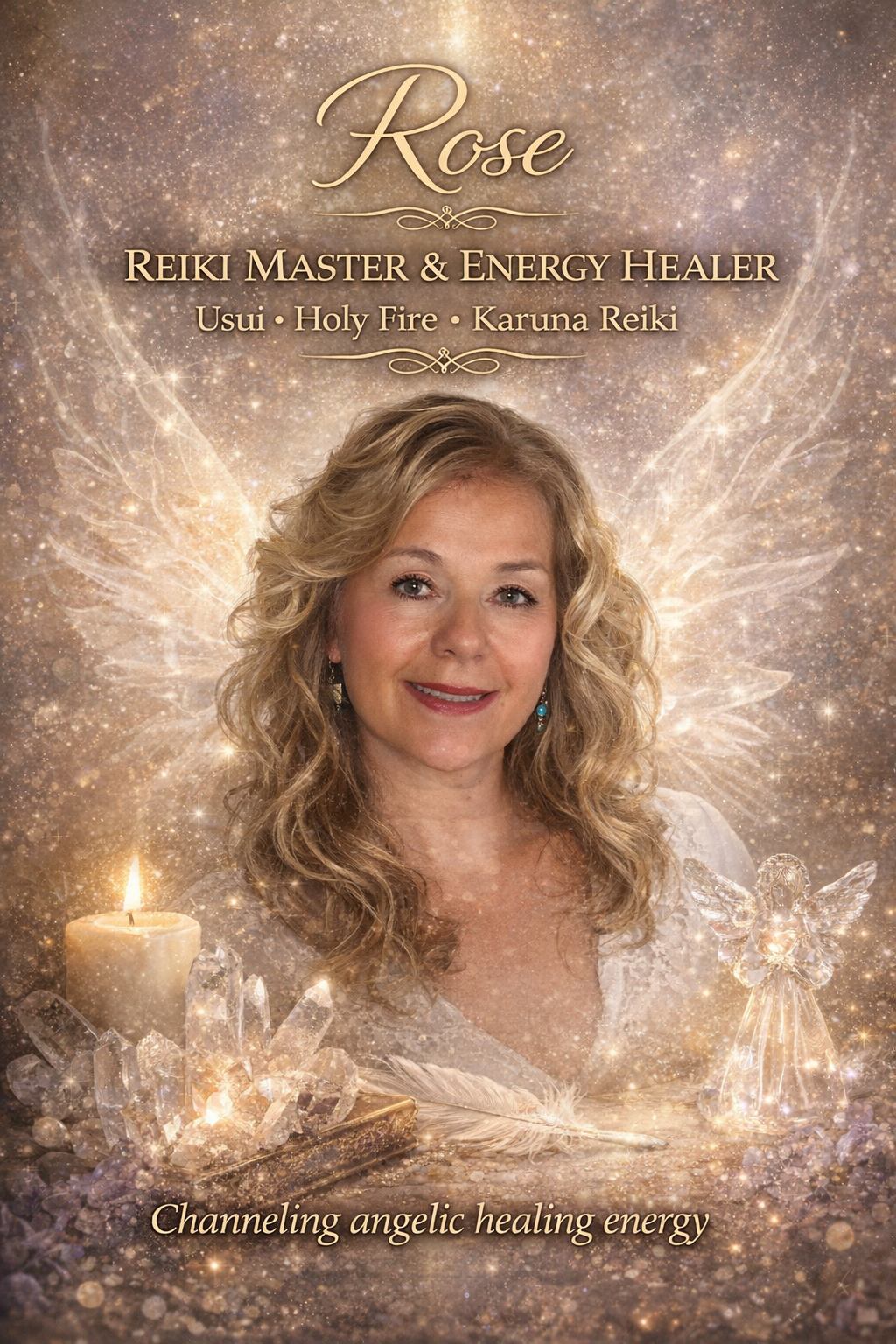 Rose, reiki and energy healing practitioner