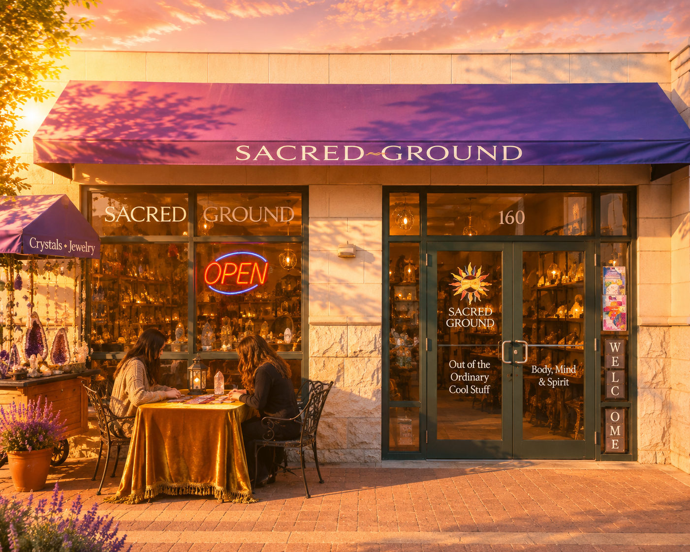 Readings under an open sky at Sacred Ground