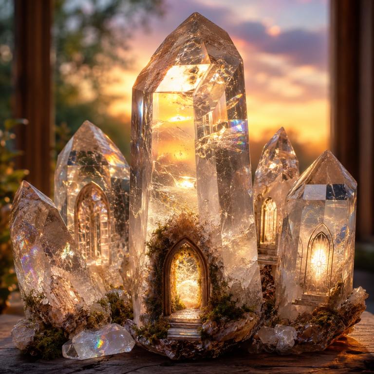 Windows, Time Links, and Doorways in Quartz Crystals: Identification, Meaning, History, and Usage