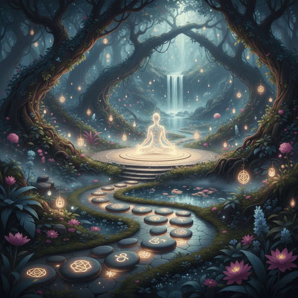 Another one less creepy reflexology and yoga, no people mystical