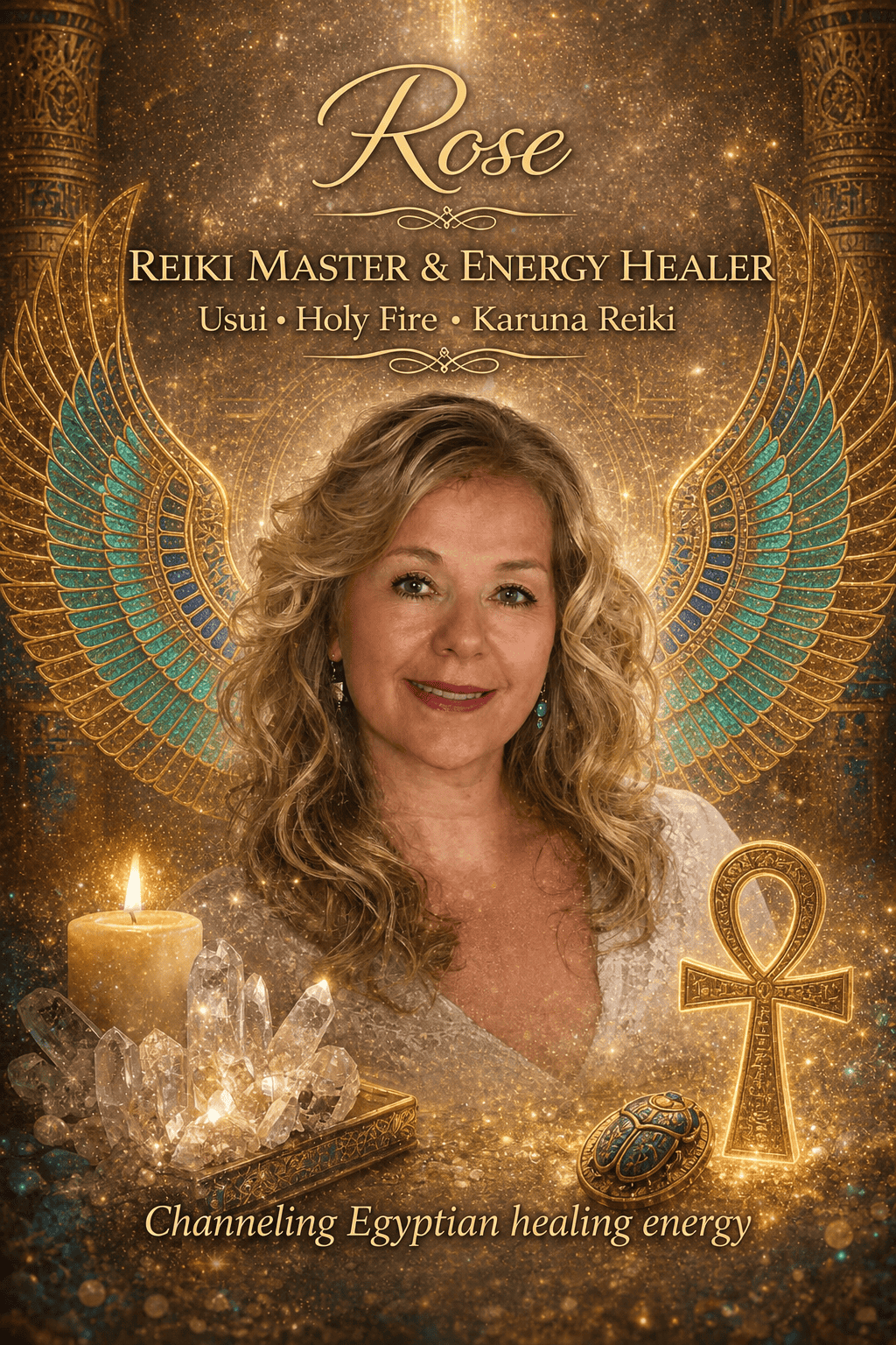 Rose, reiki and energy healing practitioner